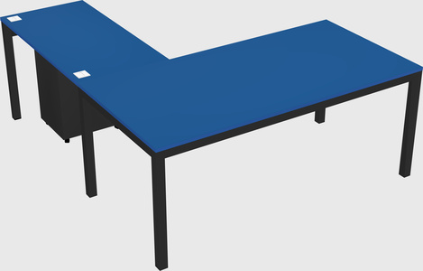 L-shaped desk