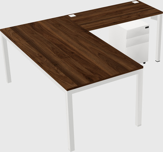 L-shaped desk