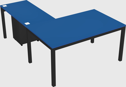 L-shaped desk