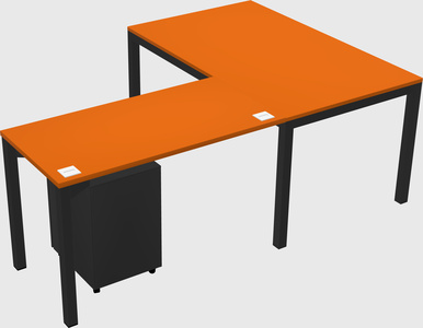 L-shaped desk