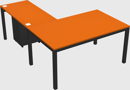 L-shaped desk