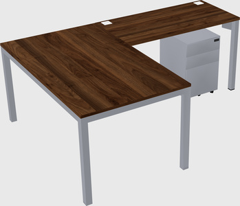 L-shaped desk