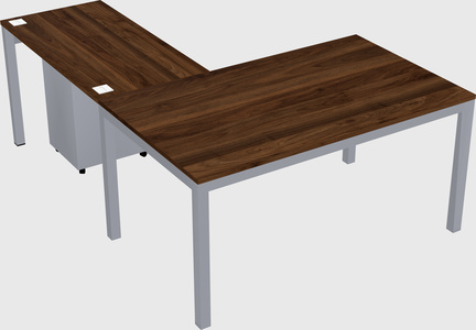 L-shaped desk