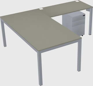 L-shaped desk