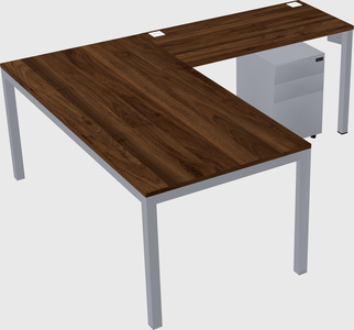 L-shaped desk