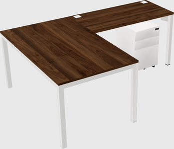 L-shaped desk