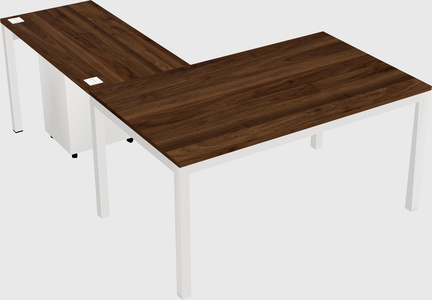 L-shaped desk