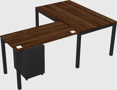L-shaped desk