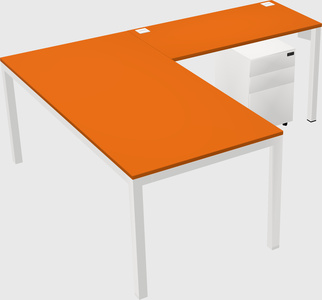 L-shaped desk