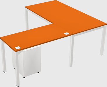 L-shaped desk