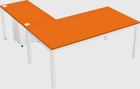 L-shaped desk