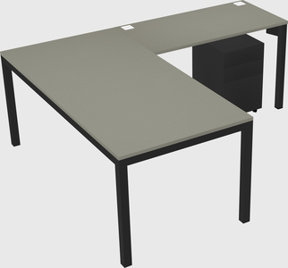 L-shaped desk