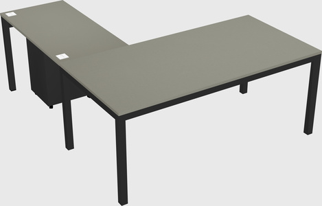 L-shaped desk