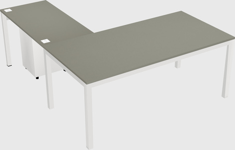 L-shaped desk
