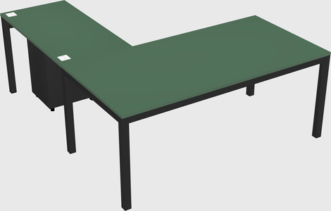 L-shaped desk