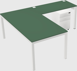 L-shaped desk