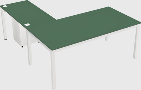 L-shaped desk