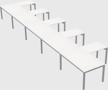 L-shaped desk