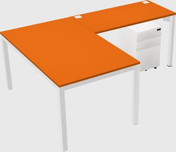 L-shaped desk