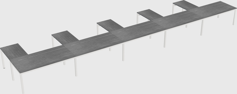 L-shaped desk