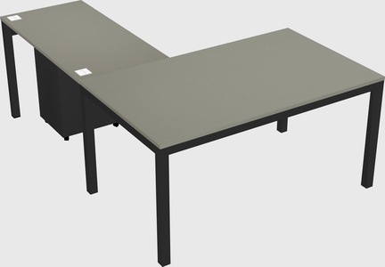 L-shaped desk