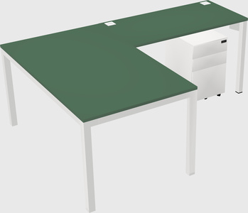 L-shaped desk