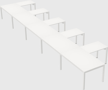 L-shaped desk