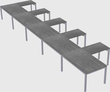 L-shaped desk