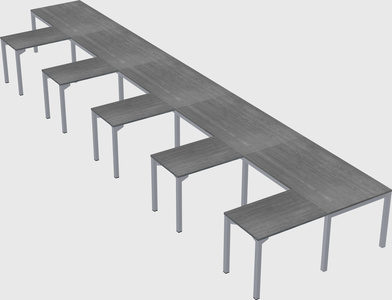 L-shaped desk