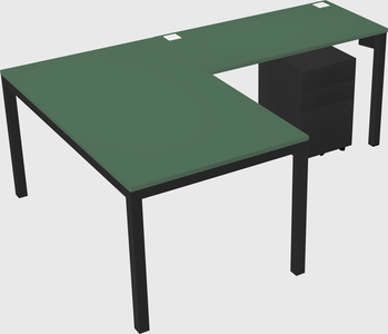 L-shaped desk