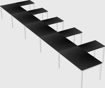 L-shaped desk