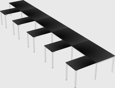L-shaped desk