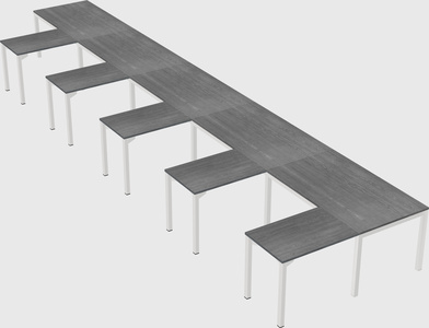 L-shaped desk