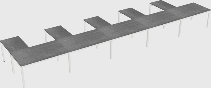 L-shaped desk