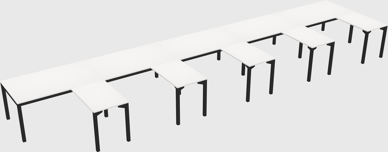 L-shaped desk