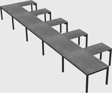 L-shaped desk