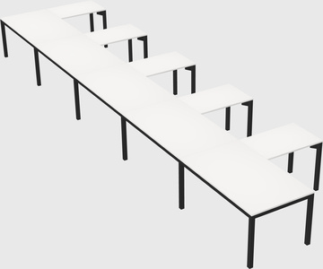 L-shaped desk