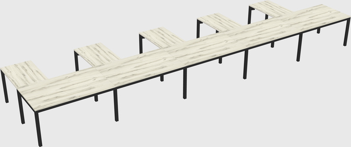 L-shaped desk