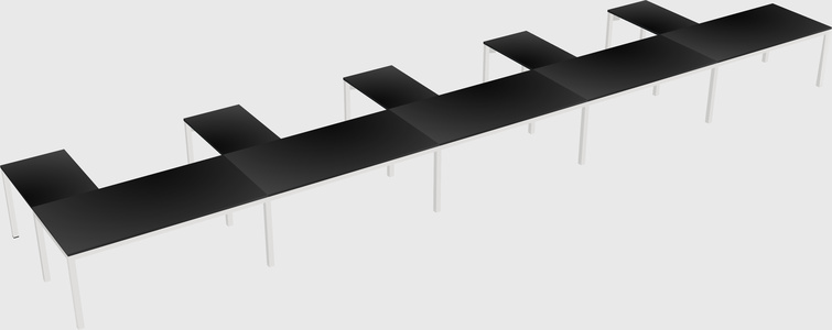 L-shaped desk