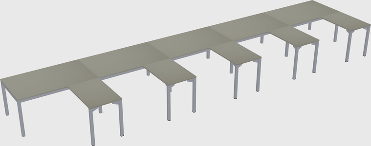 L-shaped desk