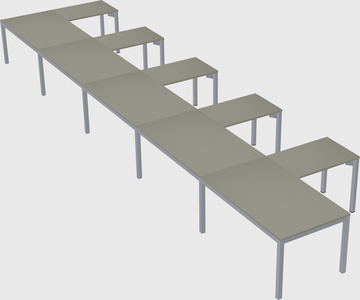 L-shaped desk