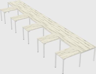 L-shaped desk
