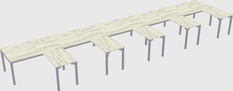 L-shaped desk