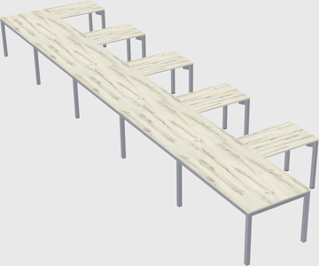 L-shaped desk