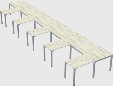 L-shaped desk