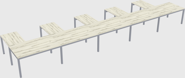 L-shaped desk