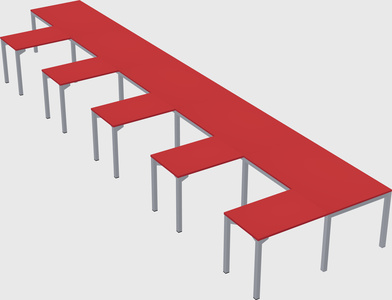 L-shaped desk