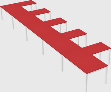 L-shaped desk