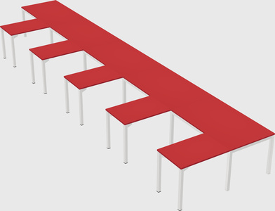 L-shaped desk