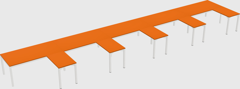 L-shaped desk